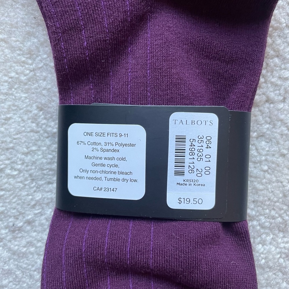 Talbots Crew Socks 3-pack - Picture 7 of 10